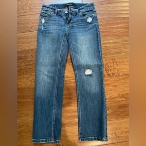 White House Black Market crop leg jeans
